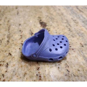 ONE Purple Croc Shoe Fits 18” American Girl Doll *ONLY one shoe**